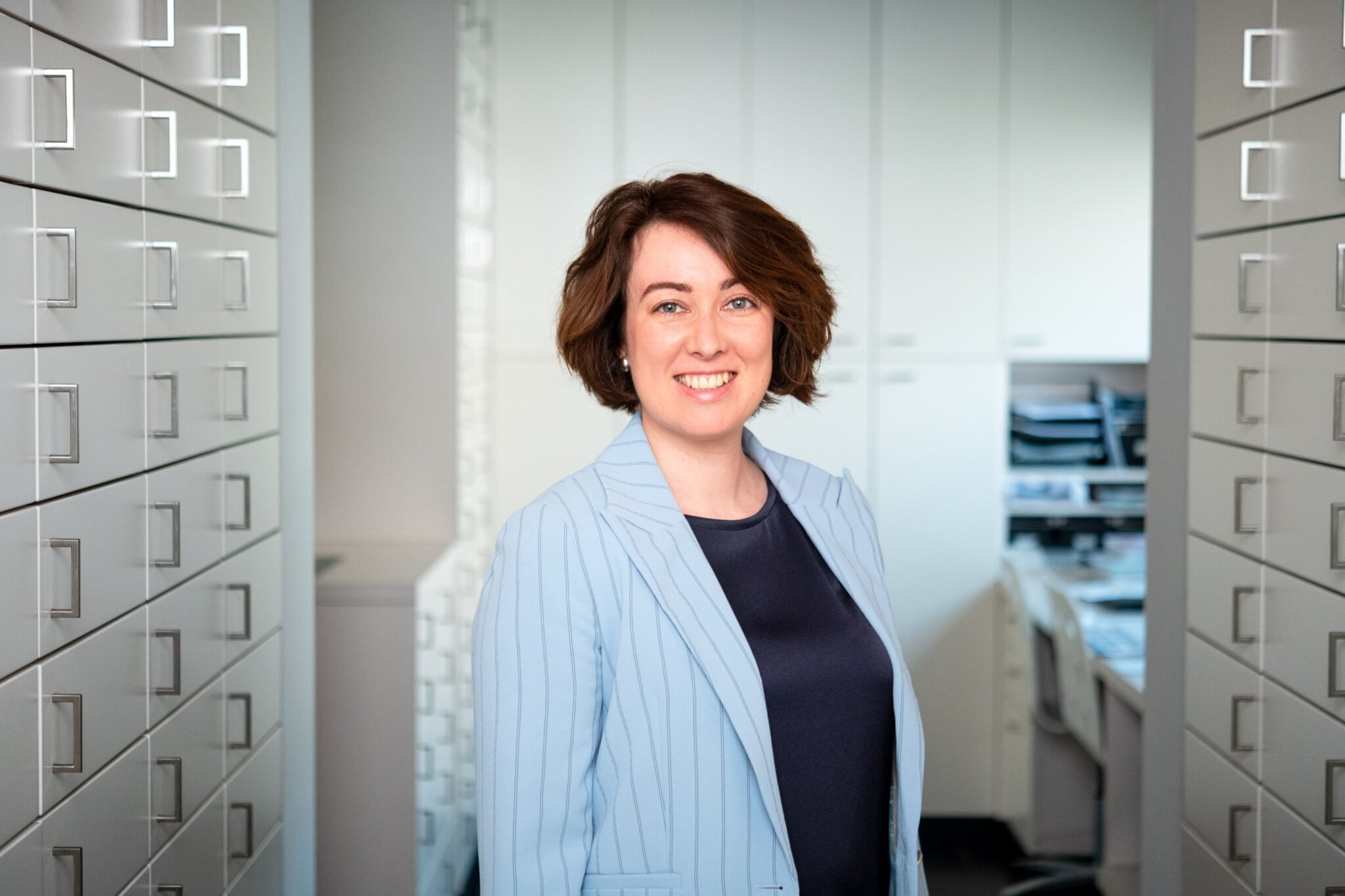 Headshot van Ilse Smets, apotheker en expert in lean Six sigma