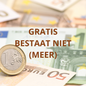 Gratis geneesmiddelen: ze bestaan niet
